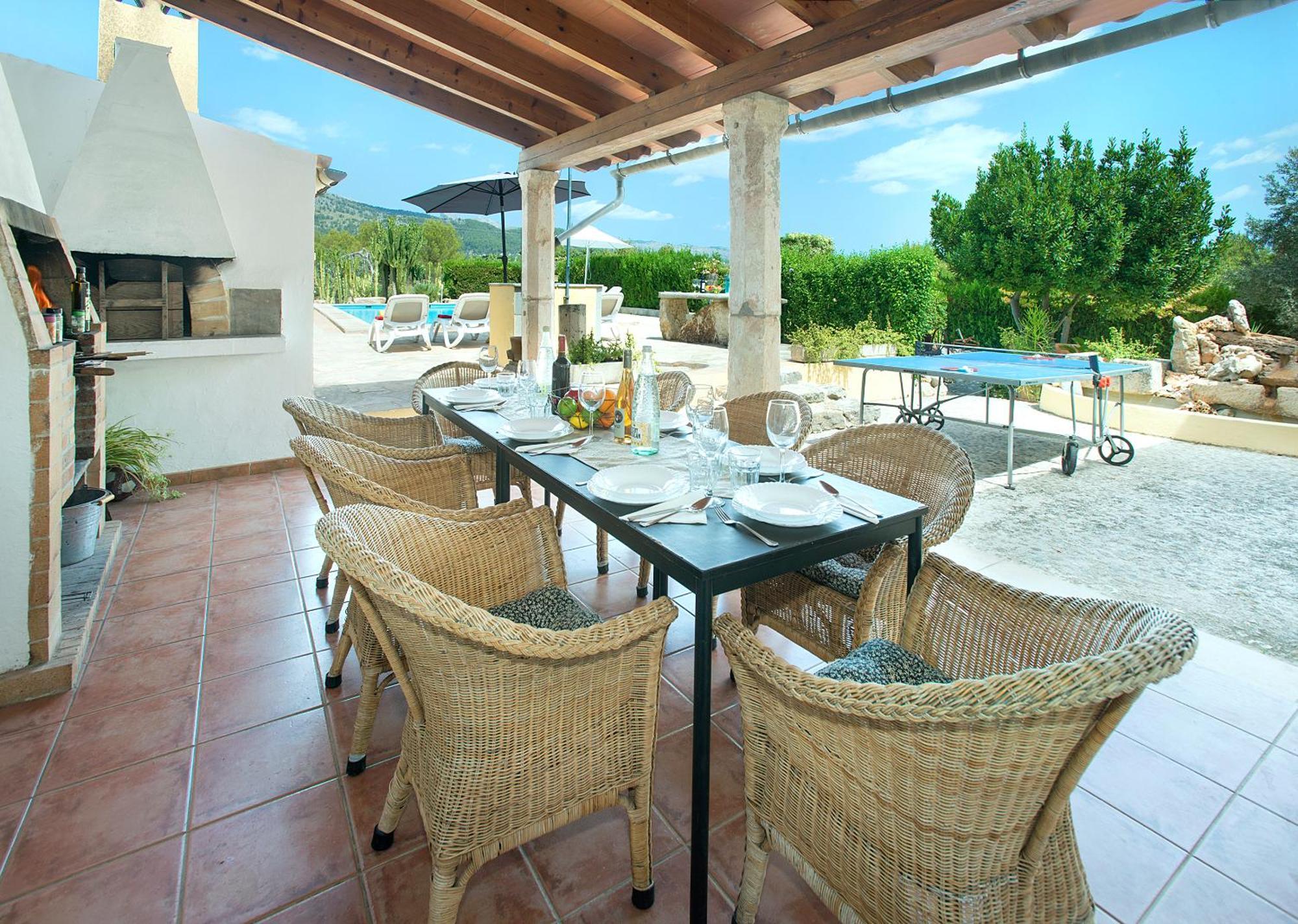 Owl Booking Villa Alqueria Alt - Fantastic Mountain Views Campanet Eksteriør billede