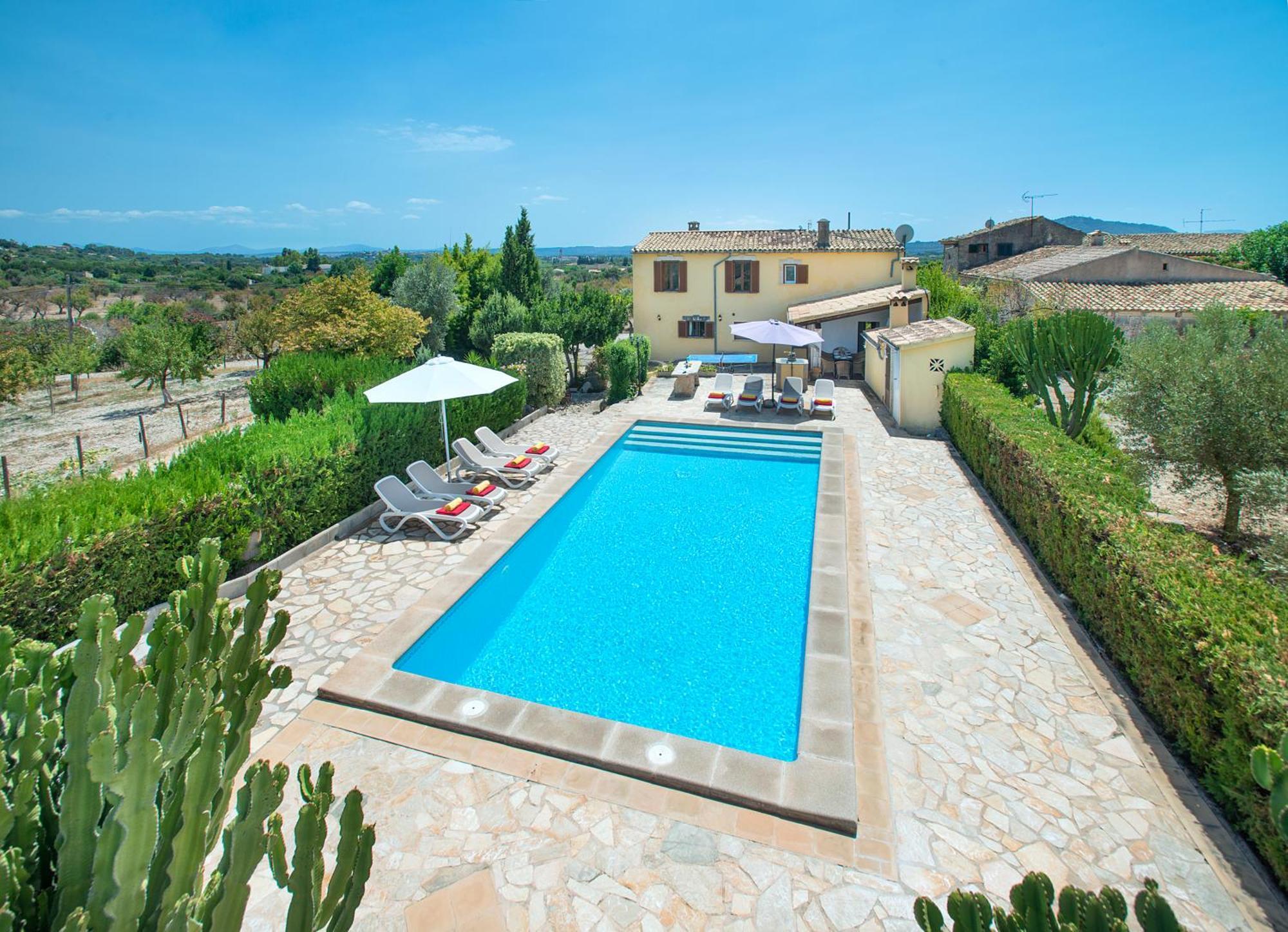 Owl Booking Villa Alqueria Alt - Fantastic Mountain Views Campanet Eksteriør billede